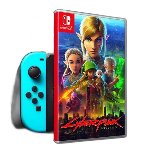 concept art, poster, nintendo, switch transparent PNG cut-out