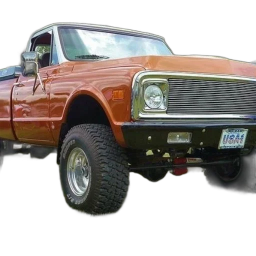 car, photorealistic, 3d render, orange transparent PNG cut-out