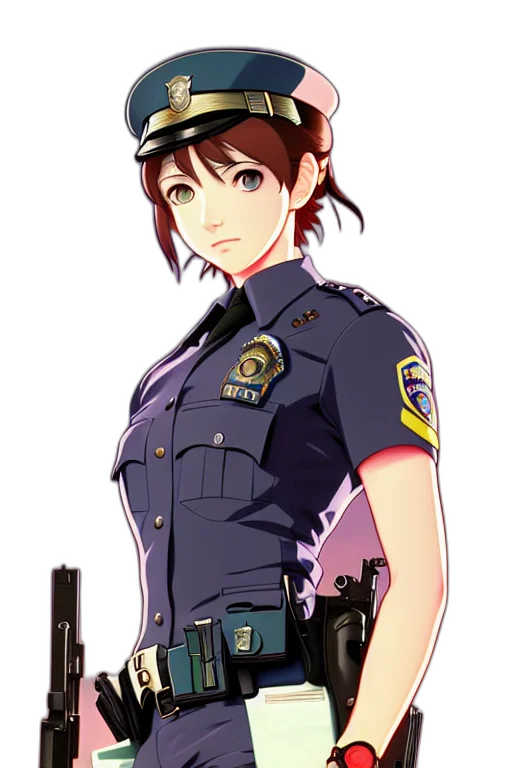 staff, weapon, jacket, hat transparent PNG cut-out