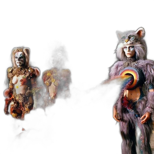 animal, mask, creature, concept art transparent PNG cut-out