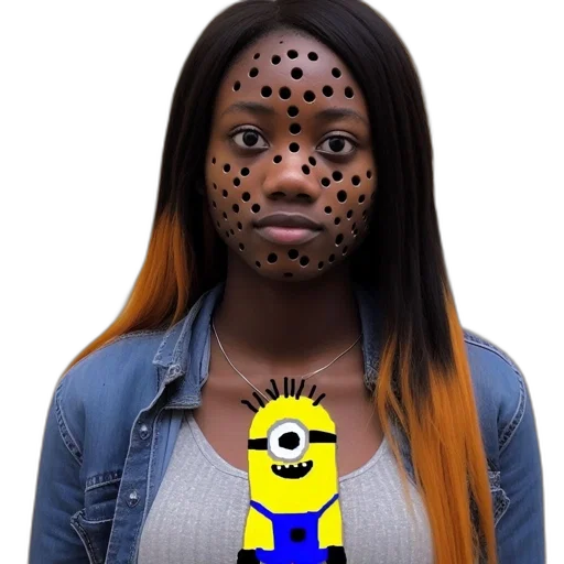 mask, face, robot, creature transparent PNG cut-out