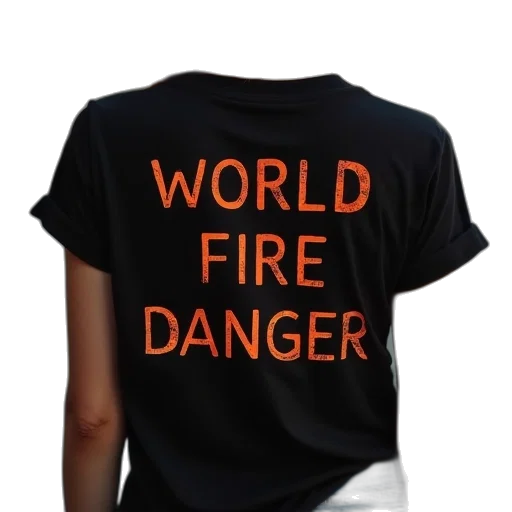 jacket, staff, fire, woman transparent PNG cut-out