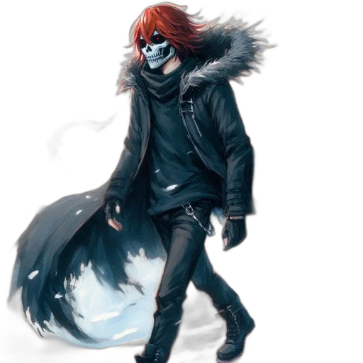 jacket, creature, mask, animal transparent PNG cut-out