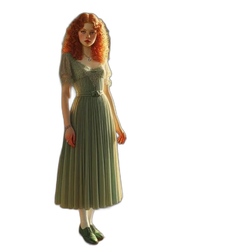 dress, 3d render, concept art, photorealistic transparent PNG cut-out