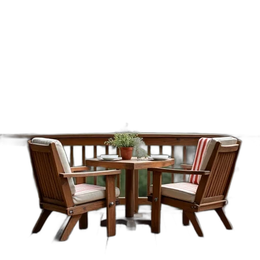 furniture, 3d render, photorealistic, wooden transparent PNG cut-out