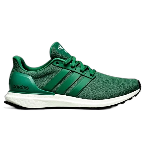 shoes, green, pair, white transparent PNG cut-out