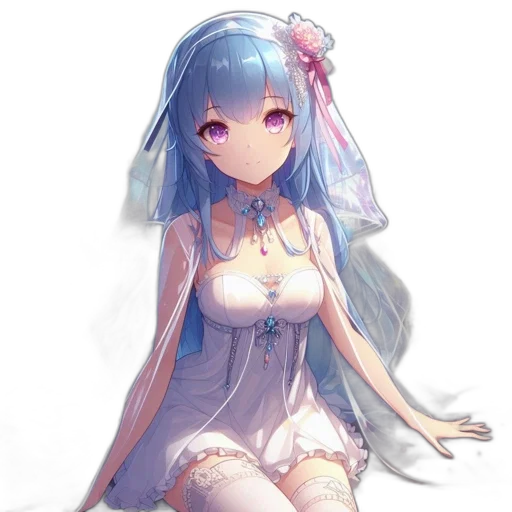 dress, robot, staff, face transparent PNG cut-out