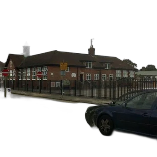 building, car, 3d render, photorealistic transparent PNG cut-out
