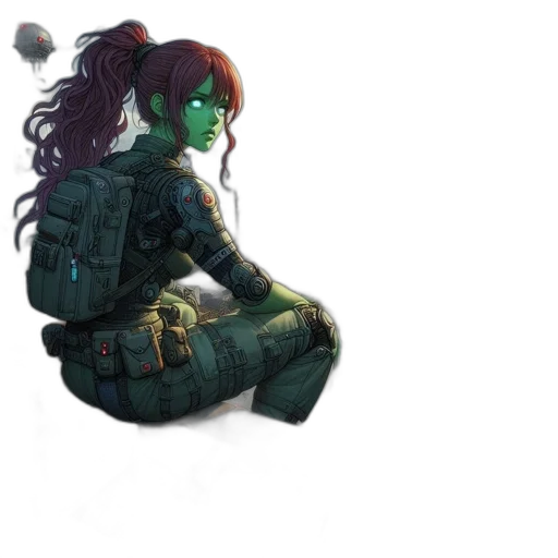 robot, mask, concept art, comic book art transparent PNG cut-out