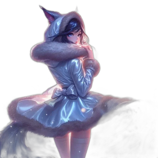 dress, staff, hat, mask transparent PNG cut-out