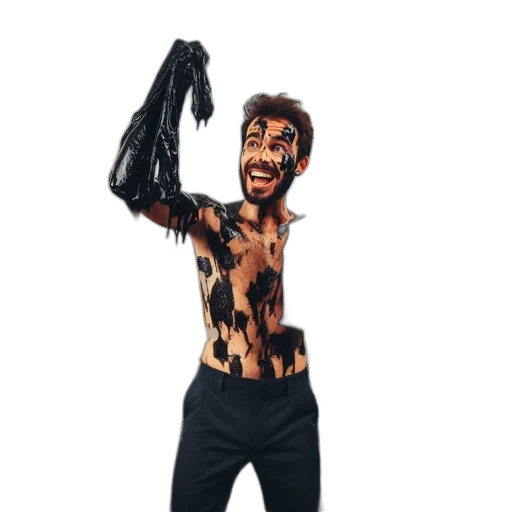 animal, creature, jacket, mask transparent PNG cut-out