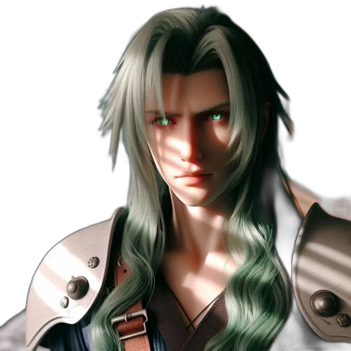 face, jacket, weapon, concept art transparent PNG cut-out