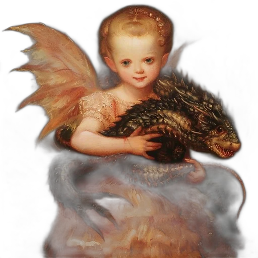 dragon, creature, animal, fantasy art transparent PNG cut-out