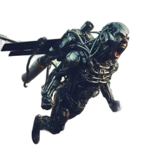 creature, robot, weapon, dragon transparent PNG cut-out