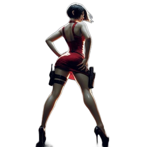 robot, staff, weapon, dress transparent PNG cut-out