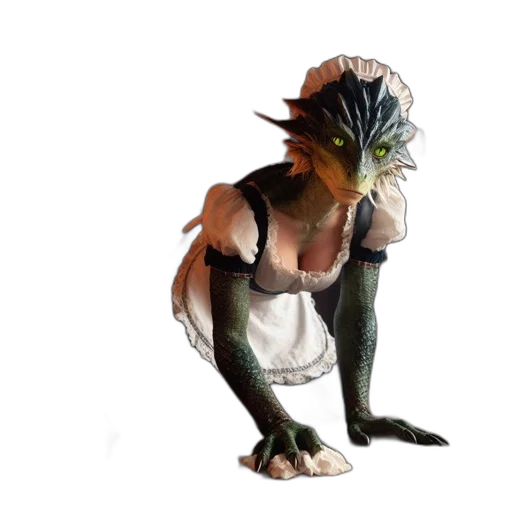 creature, mask, dragon, animal transparent PNG cut-out