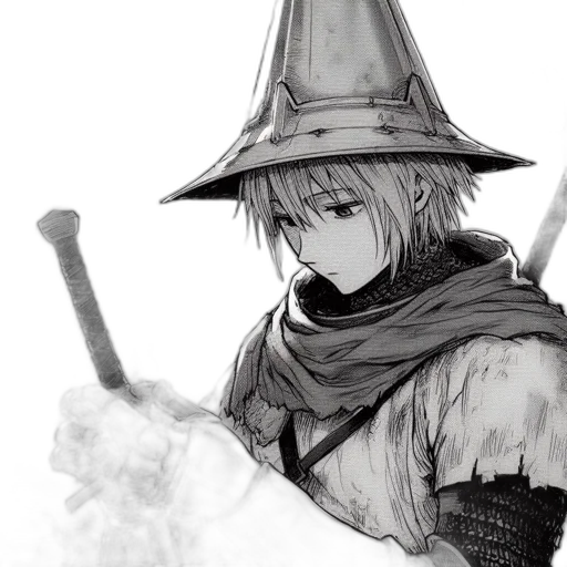 staff, sword, hat, weapon transparent PNG cut-out
