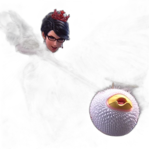 creature, staff, crown, dragon transparent PNG cut-out