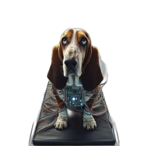 staff, animal, robot, laboratory transparent PNG cut-out