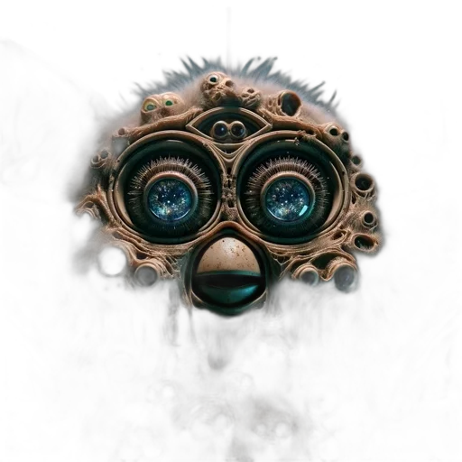 mask, creature, face, robot transparent PNG cut-out