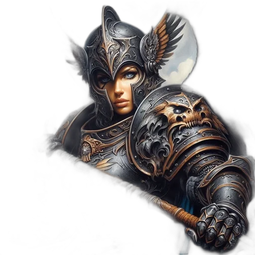 dragon, sword, mask, weapon transparent PNG cut-out