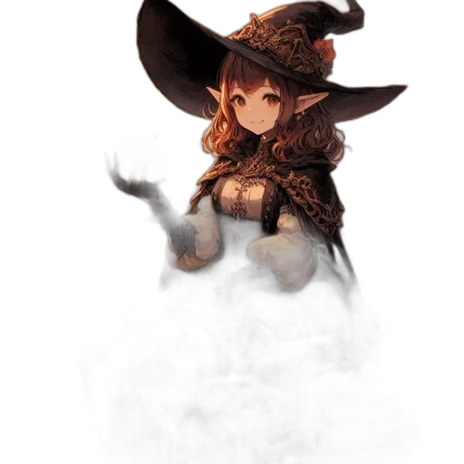 hat, staff, mask, dragon transparent PNG cut-out
