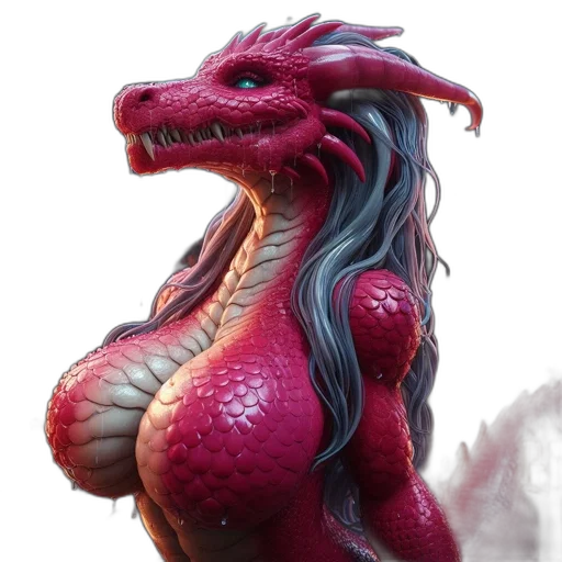 dragon, creature, animal, fantasy art transparent PNG cut-out