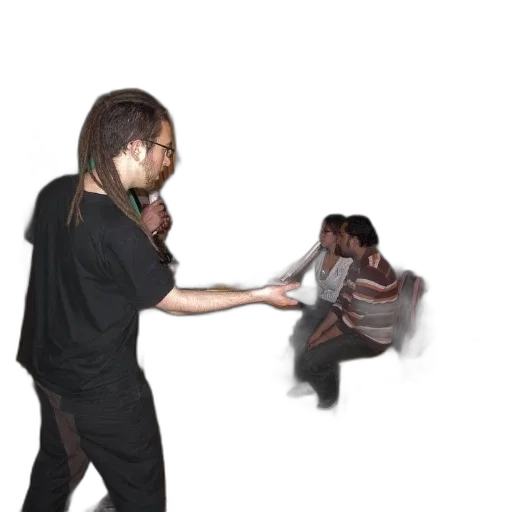 weapon, creature, staff, hair transparent PNG cut-out