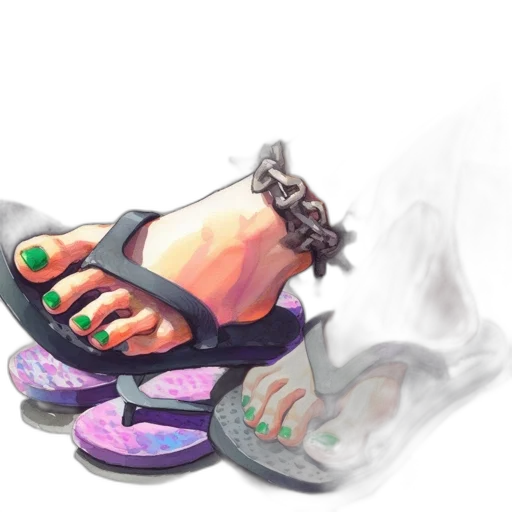 shoes, weapon, staff, jewelry transparent PNG cut-out