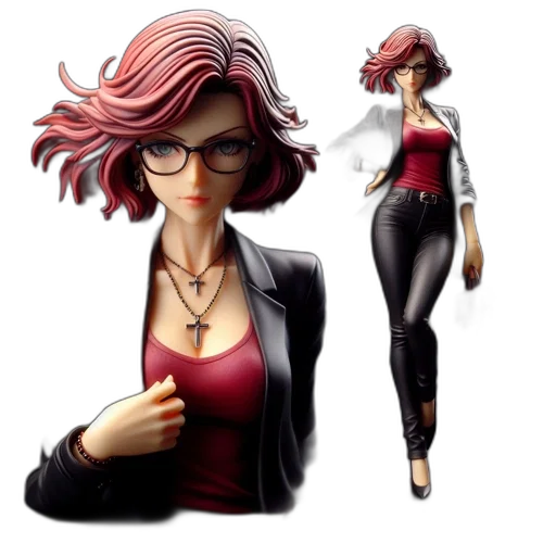 concept art, 3d render, comic book art, cartoon transparent PNG cut-out
