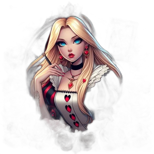 face, staff, jewelry, fantasy art transparent PNG cut-out