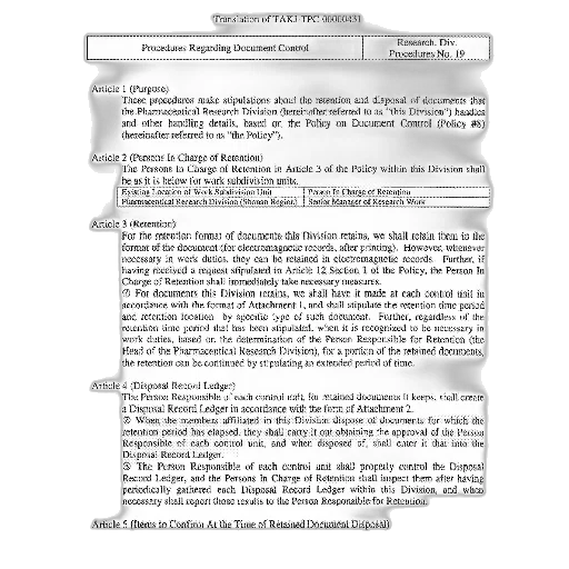 document, titled, translation, takj-tpc-06000431 transparent PNG cut-out