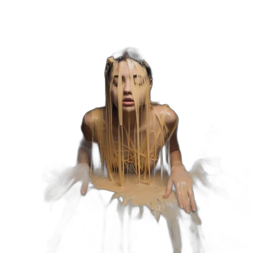 creature, mask, face, hair transparent PNG cut-out