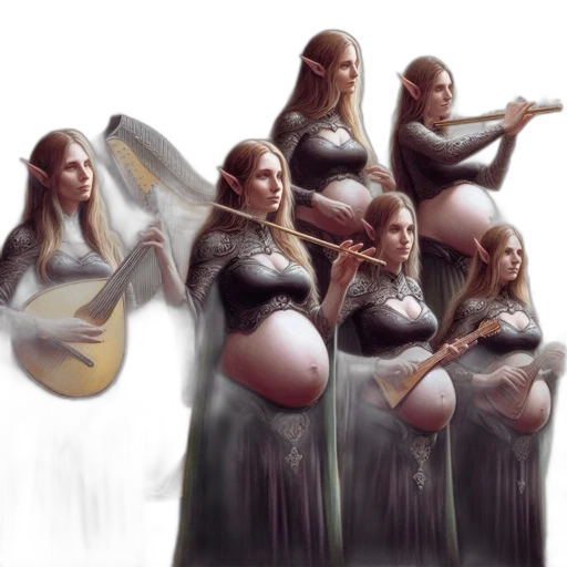 concept art, fantasy art, oil painting, photorealistic transparent PNG cut-out