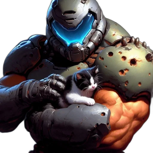 robot, weapon, mask, animal transparent PNG cut-out