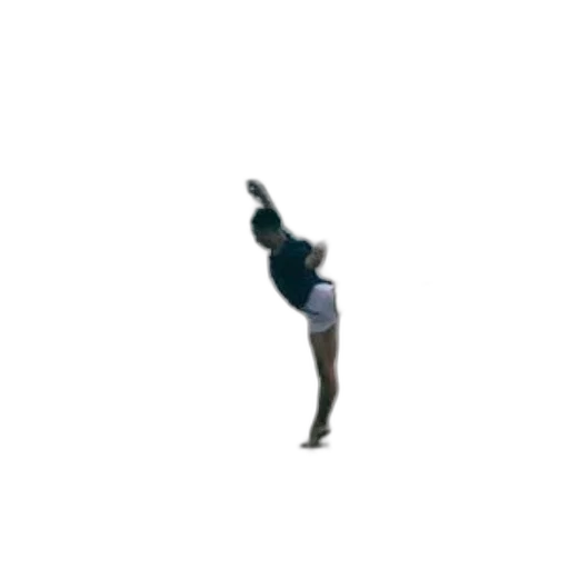 staff, pixel art, dancer, blue transparent PNG cut-out