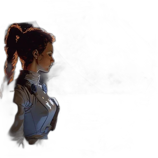 robot, staff, jacket, face transparent PNG cut-out