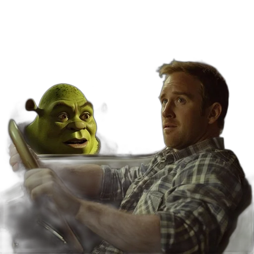 car, creature, food, face transparent PNG cut-out
