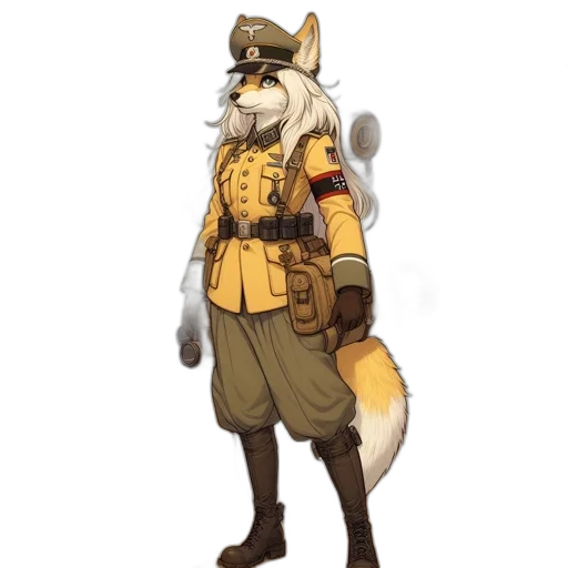 staff, animal, hat, jacket transparent PNG cut-out