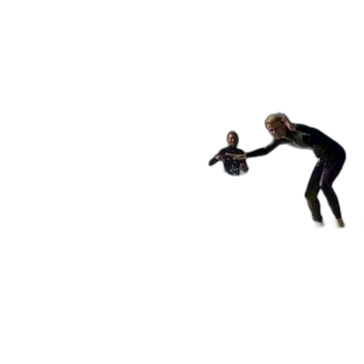 shoes, staff, creature, hair transparent PNG cut-out