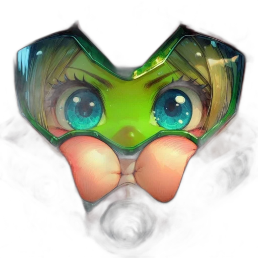 mask, face, staff, dragon transparent PNG cut-out