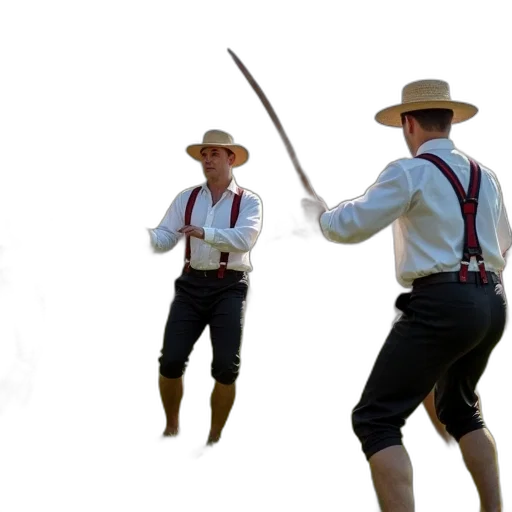 staff, hat, sword, weapon transparent PNG cut-out