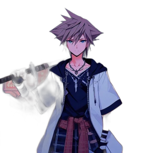 weapon, sword, staff, jacket transparent PNG cut-out