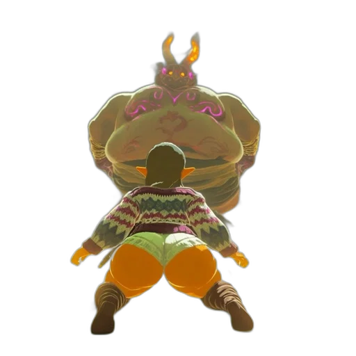 crown, creature, staff, mask transparent PNG cut-out