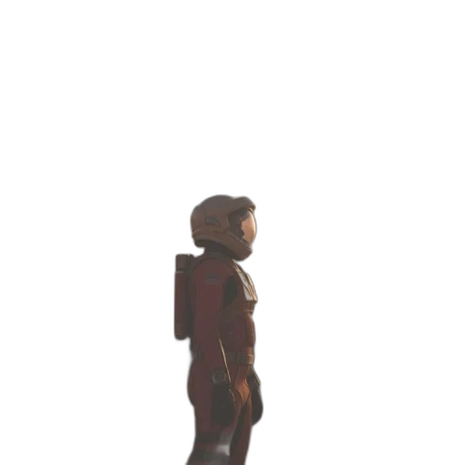 robot, staff, creature, dress transparent PNG cut-out