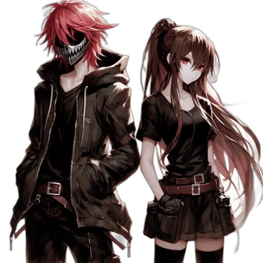 jacket, concept art, anime, cyberpunk transparent PNG cut-out