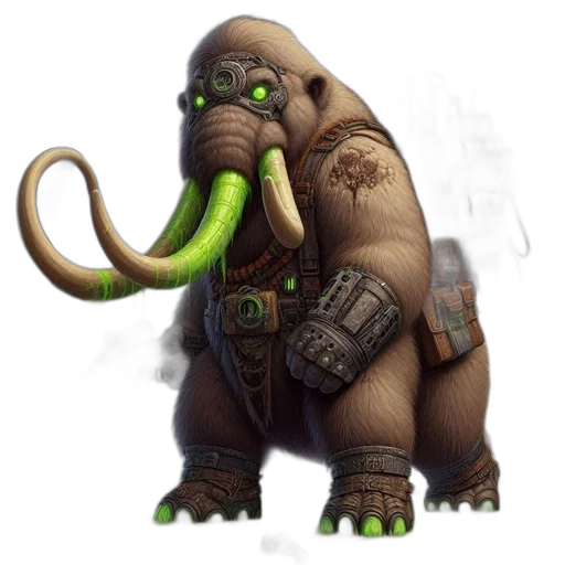 creature, animal, staff, concept art transparent PNG cut-out