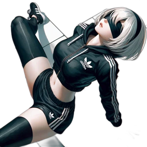 robot, weapon, jacket, staff transparent PNG cut-out