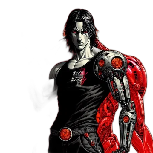 robot, comic book art, concept art, fantasy art transparent PNG cut-out