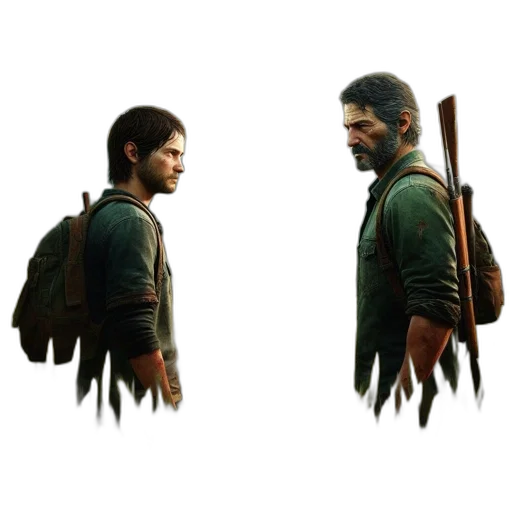 jacket, weapon, concept art, pixel art transparent PNG cut-out